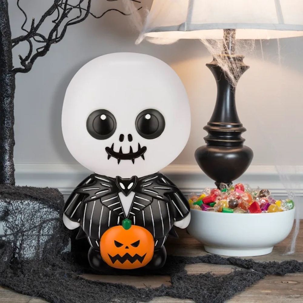 Disney Nightmare Before Christmas Jack Skellington Lighted Blow Mold NWT